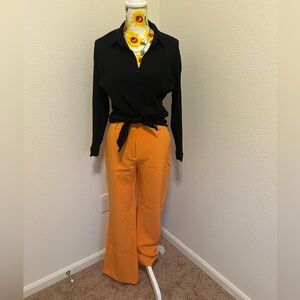 Worthington Women’s Bright Orange Trousers – Size 2P